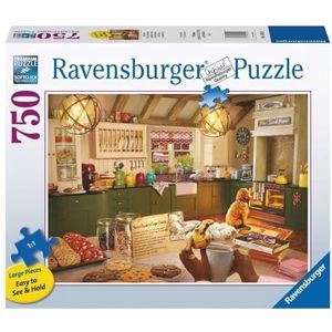 Ravensburger Puzzel Cosy Kitchen 750 stukjes voor volwassenen en kinderen vanaf 12 jaar, 16942, meerkleurig