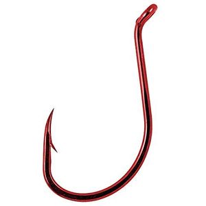 Gamakatsu Red Octopus Hook, 100 stuks, maat: 4/0