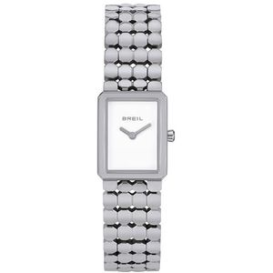 Breil Horloge Collectie Patroon Analoge Wijzerplaat Beweging Alleen Tijd - 2H Quartz en Stalen Armband voor Dames