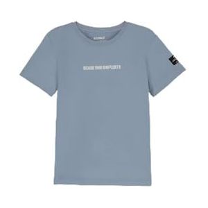 ECOALF, T-shirt Garçon Marealf en Coton Tissu Recyclé, T-shirt Coton Enfant, T-shirt à Manches Courtes, T-shirt Basique, bleu clair, 12 ans