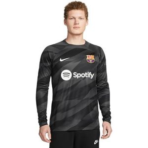 Barcelona FC DX2635-061 FCB M NK DF STAD JSY LS GK T-shirt voor heren, antraciet/antraciet/zwart/wit, maat M