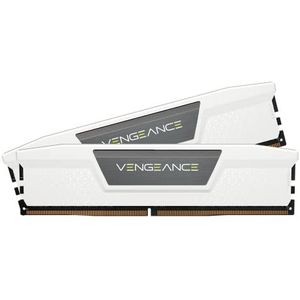 Corsair Vengeance DDR5 RAM 32 GB (2 x 16 GB) 6000 MHz C36 iCUE werkgeheugen compatibel - wit (CMK32GX5M2D6000C36W)