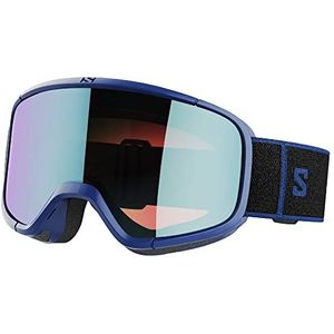 Salomon Aksium 20 Fotochrome ski- en snowboardbril, uniseks, uitstekende pasvorm en comfort, duurzaamheid, automatisch geoptimaliseerd zicht, blauw, één maat