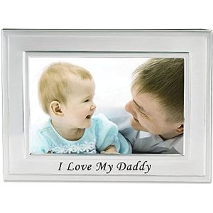 Lawrence Frames Fotolijst met opschrift ""I love my Daddy"", verzilverd, 15 x 10 cm