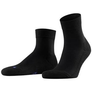 FALKE Cool Kick Unisex Korte Sokken Ademend Sneldrogend Duurzaam Functioneel Draad Lichtgewicht Padding Solen Krullend Effect Verstevigend Effect Platte Teennaad 1 Paar, Zwart (Black 3000) -