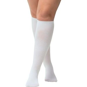 Ulla Popken Compressiesokken, stevige steunklasse, damessokken, Wit