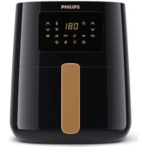 Philips Airfryer L Series 5000, 4,1 l (0,8 kg), multifunctionele 13-in-1, wifi-verbinding, 90% minder vet dankzij Rapid Air-technologie, NutriU-receptentoepassing (HD9255/80)
