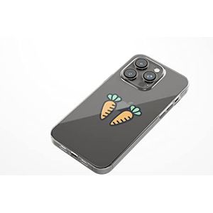 Bonateks, Étui de protection imprimé numériquement compatible avec iPhone 14 Pro Max, coque de protection anti-chocs, en silicone, flexible, transparent