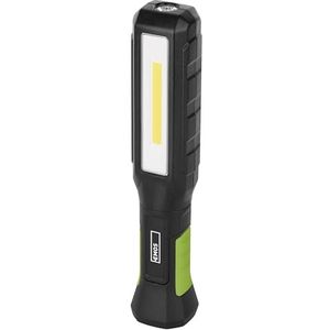 EMOS Oplaadbare waterdichte led-werklamp met inklapbare steunvoet, haak en magneet, 800 lm, verlichtingsbereik 110 m, 2000 mAh batterij met 7 uur verlichting en oplaadkabel, 3