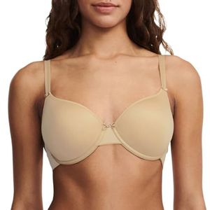 Chantelle DE Basic Invisible Smooth Custom Fit Bra beha, mat, dames, leer, 95B, Leder.