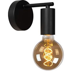 Lucide 21221/01/30 wandlamp, metaal, E27, 60 W, zwart