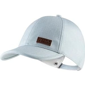 Sterntaler Basecap bedrukt met denim look baseballpet jongens, Licht turquoise., 55