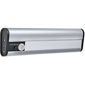 LEDVANCE Batterij-aangedreven led-binnenlamp met bewegingssensor, daglicht, koudwit licht, 200 mm x 50 mm x 22 mm, mobiele lineaire LED USB