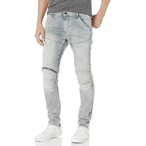 G-STAR RAW 5620 3D Zip Knee Skinny Jeans Heren, Antic Faded Radium