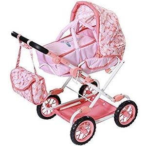 Zapf Creation Baby Annabell Deluxe Pram voor poppen van 43 cm – eenvoudig voor kleine handen, creatief spelen bevordert empathie en sociale vaardigheden, voor peuters van 3 jaar en tot – inclusief