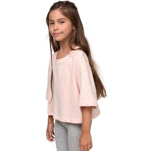 Urban Classics Meisjeskimono T-shirt kort, Roze