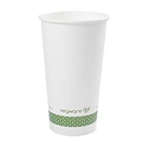 Vegware Lv-20 Hot Cup, 20 g, wit (50 stuks)