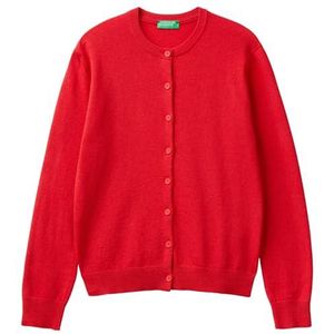 United Colors of Benetton Maglia Coreana M/L 1035d5012 Damesvest, Rood