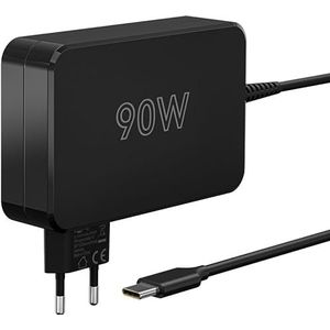 Goobay 65420 USB C-oplader met 90 W laptop-voeding, snellader, oververhittingsbeveiliging, compact voor onderweg