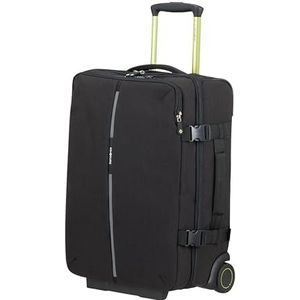 Samsonite Securipak - Reistas S met wieltjes, 57 cm, 39 l, Zwart (zwart staal), Reistas, 55/20 l, 35 cm, DF