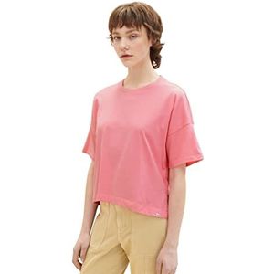 TOM TAILOR Denim 1036535 Dames basic T-shirt (1 stuk), 31685 - Fresh Pink
