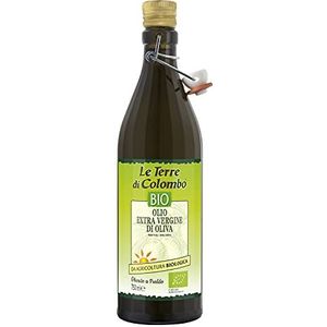 Le Terre di Colombo Extra vierge olijfolie, biologisch, geproduceerd in Europa, 750 ml