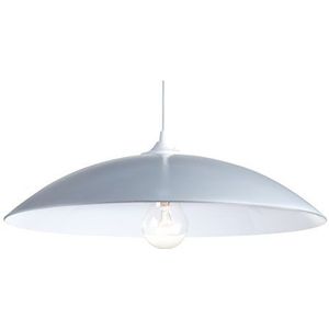 LUSSIOL 258635 hanglamp, keuken, glas, wit, ø37 x h 12 cm