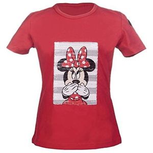 HKM Unisex T-Shirt Love Minnie-3000, Rood (3000)