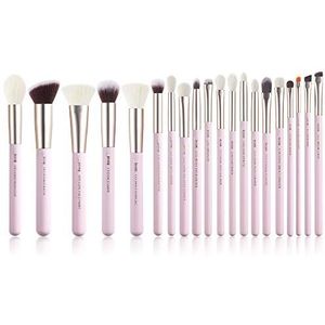 Jessup Make-upkwastenset voor foundation, eyeliner, concealer, buffer, kunsthaar, 20 stuks, T291