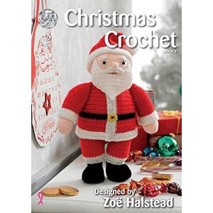 King Cole Amigurumi Christmas Haken Book 2 - Speelgoed Tafel Runner Tree Rok Garland Stocking & Meer