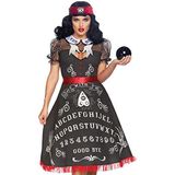 Leg Avenue Spooky Board Beauty volwassenenkostuum zwart, S (EUR 36-38) dames