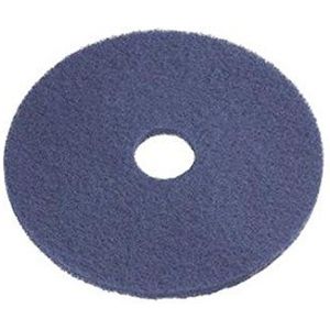 e-line Floor Pads 10 stuks polyester speciale fijne lijn, 177,8 mm diameter, blauw 02.03.04.0007