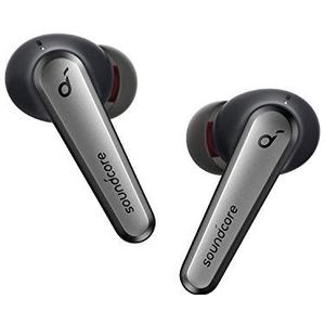 Anker Soundcore Liberty Air 2 Pro True Wireless Earbuds, Oordopjes Draadloos Gerichte Actieve Ruisonderdrukking, PureNote-Technologie, 6 Mics voor Oproepen, 26u Speeltijd, Draadloos Opladen(Zwart)