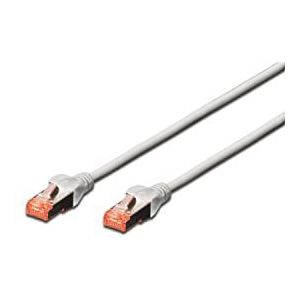 Ewent Dubbel afgeschermde patchkabel S/FTP Cat 6/2 x RJ45-stekker grijs 10 m