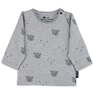Sterntaler Baby Jongens T-shirt met lange mouwen met beer print smoke grijs 62, Rokergrijs