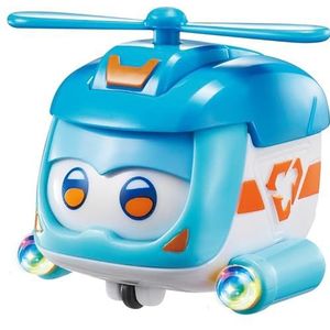 Super Wings Super Pet Shine, glinsterend lichteffect, speelgoed voor jongens en meisjes van 3, 4, 5, 6, 7, 8 jaar, meerkleurig, 5 cm