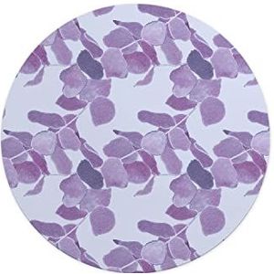 Questo Casa, Ronde muismat met antislip onderkant voor kantoor en thuis, diameter 22 cm