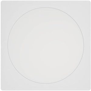 EGLO Fueva 6 Led-inbouwspot, inbouwlamp, inbouwlamp, kunststof, wit, warmwit, koud wit, 21,6 x 21,6 cm