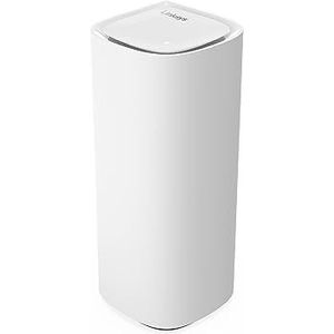 Linksys Velop Pro 7 Mbe7001 WiFi 7 Mesh Router - Triple Band Cognitief Mesh Systeem met Debiet van meer dan 10 Gbit/s - Multiroom dekking tot 275 M² en 200 apparaten - 1 stuk