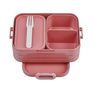 Mepal Bento lunchbox Take A Break medium, lunchbox met vakverdeling, voor boterhammen, snacks en restjes, snacks en lunch, 900 ml, levendig paars