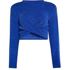 dedica T-shirt à manches longues pour femme, bleu roi, M