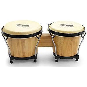Mad About M-BON-NT 15,2 cm en 17,8 cm Bongo houten trommels - eiken bongo's voor beginners in de natuur