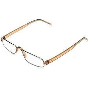 Rodenstock ProRead R2180 Leesbril, uniseks leesbril, leeshulp bij verziendheid, bril met licht roestvrij stalen frame (+1 / +1,5 / +2 / +2,5), Rozengoud.