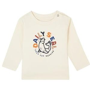 Noppies Grinestar T-shirt met lange mouwen voor jongens, Botercrème - P959