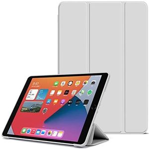 iPad Pro 12,9 inch (2018/2020/2021), lichte hoes, schokbestendig, valbescherming, standfunctie en slaapfunctie, grijs