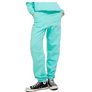 JJXX Jjxx Jxabbie Hw Rel Every Brush Pants Noos joggingbroek voor dames, Blauw Aruba Print: Turquoise Jjxx Logo