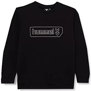 hummel Hmltomb sweatshirt, zwart, 122 cm, uniseks kinderen, zwart.