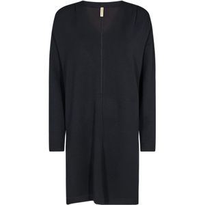 Freizeitkleider Langarmkleid, schwarz S