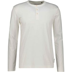 Marc O'Polo Longsleeve serafino, slub quality,, whit weiß XL