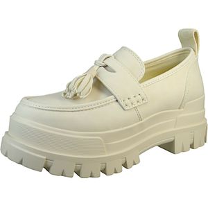 Damen Klassische Halbschuhe Aspha Loafer Tassel 1622392 Weiß... 41